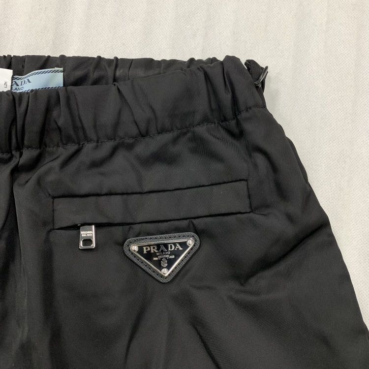 Prada Prada Nylon Logo Pants Size 38 Size 26" / US 2 / IT 38 - 7 Thumbnail