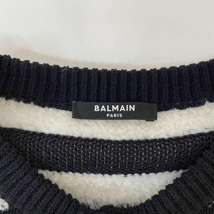 Balmain Balmain Striped Fuzzy Cardigan Size 34 Size XXS / US 00 / IT 34 - 3 Thumbnail