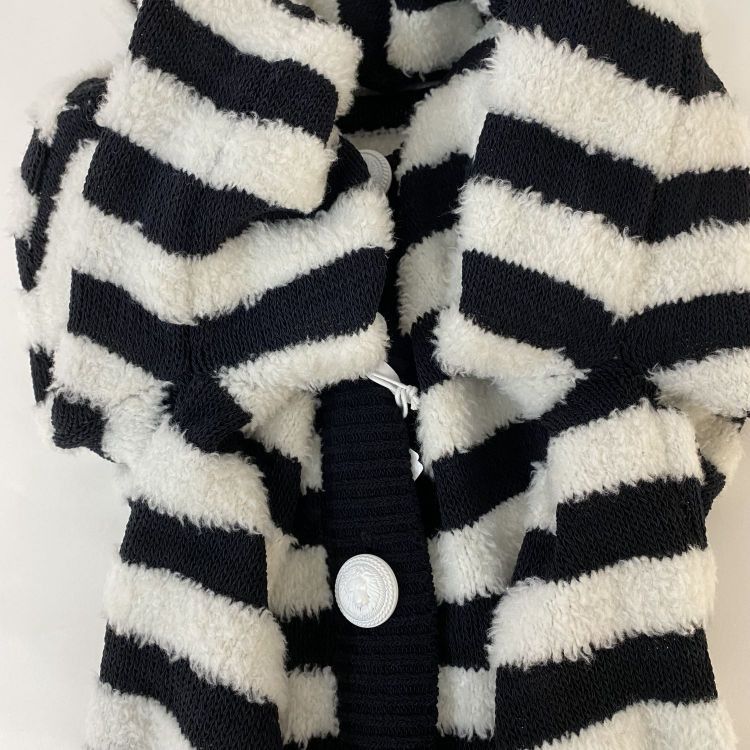 Balmain Balmain Striped Fuzzy Cardigan Size 34 Size XXS / US 00 / IT 34 - 10 Thumbnail