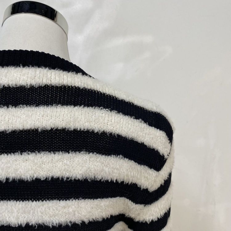 Balmain Balmain Striped Fuzzy Cardigan Size 34 Size XXS / US 00 / IT 34 - 8 Thumbnail