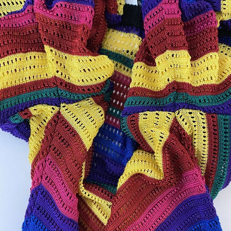Balmain Balmain Rainbow Knit Midi Dress Size 34 Size XS / US 0-2 / IT 36-38 - 10 Thumbnail