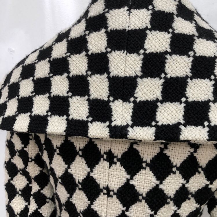 Balmain Balmain Checkered Wool Coat Size 36 Size XS / US 0-2 / IT 36-38 - 8 Thumbnail