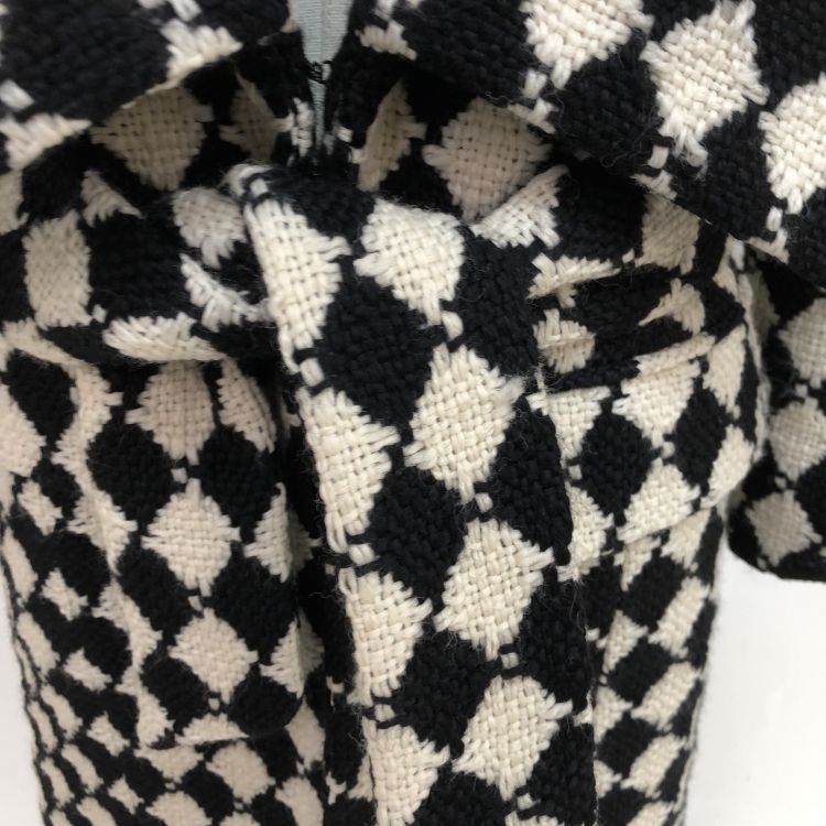 Balmain Balmain Checkered Wool Coat Size 36 Size XS / US 0-2 / IT 36-38 - 11 Thumbnail