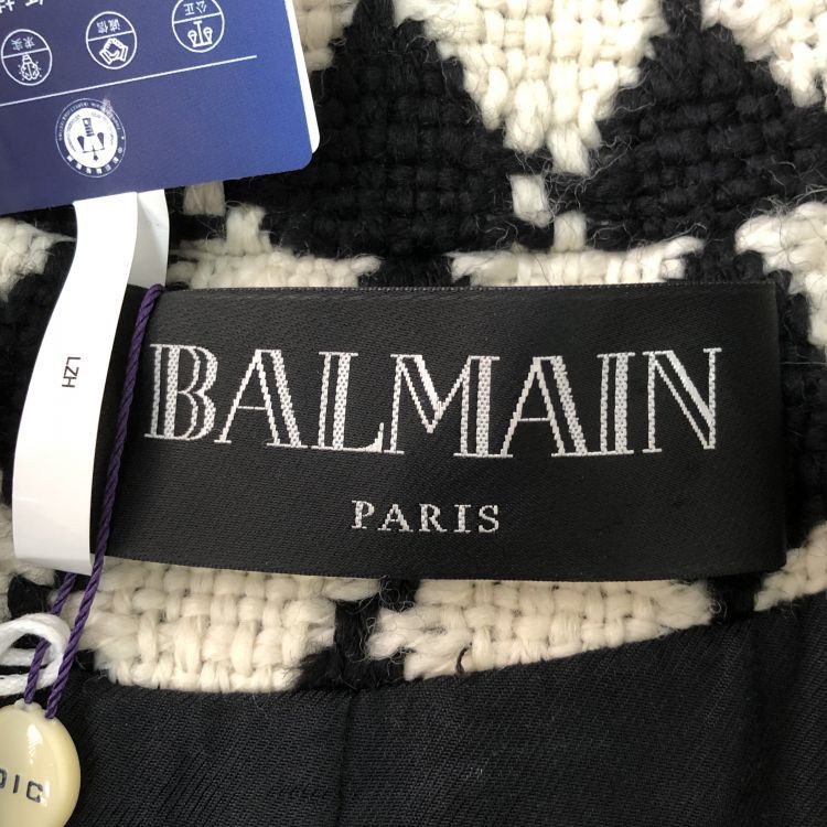 Balmain Balmain Checkered Wool Coat Size 36 Size XS / US 0-2 / IT 36-38 - 3 Thumbnail