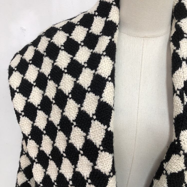 Balmain Balmain Checkered Wool Coat Size 36 Size XS / US 0-2 / IT 36-38 - 13 Thumbnail