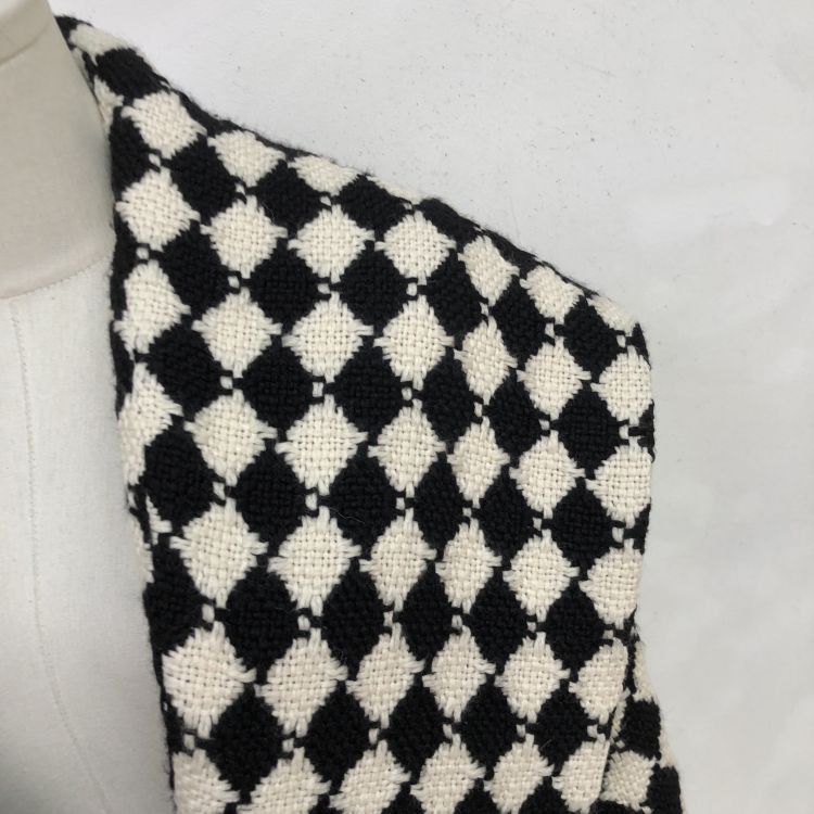 Balmain Balmain Checkered Wool Coat Size 36 Size XS / US 0-2 / IT 36-38 - 12 Thumbnail