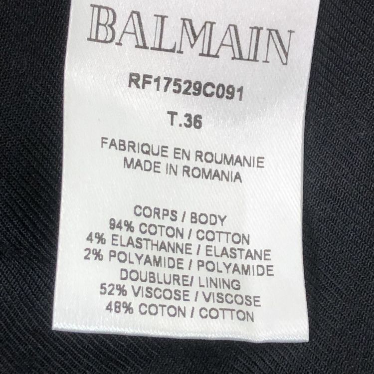 Balmain Balmain Gold Button Double Breasted Blazer Size 36 Size XS / US 0-2 / IT 36-38 - 5 Thumbnail