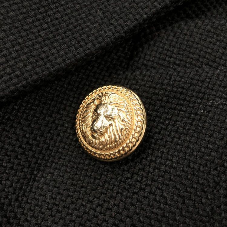 Balmain Balmain Gold Lion Button Blazer Size 38 Size S / US 4 / IT 40 - 6 Thumbnail