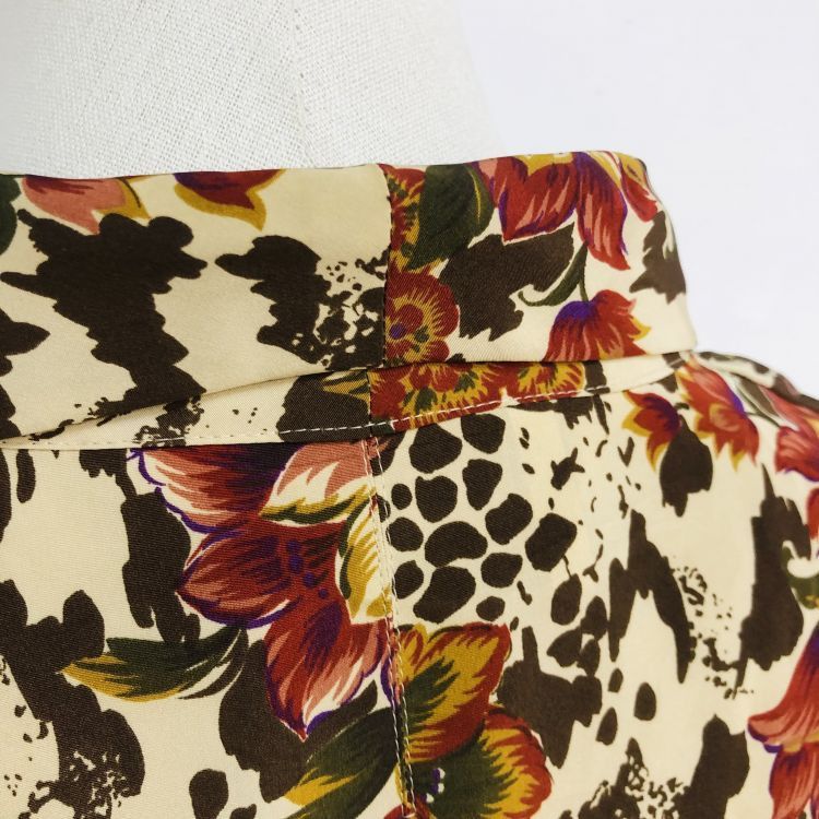 Pierre Balmain Pierre Balmain Floral Animal Print Button Up Shirt S Size S / US 4 / IT 40 - 5 Thumbnail