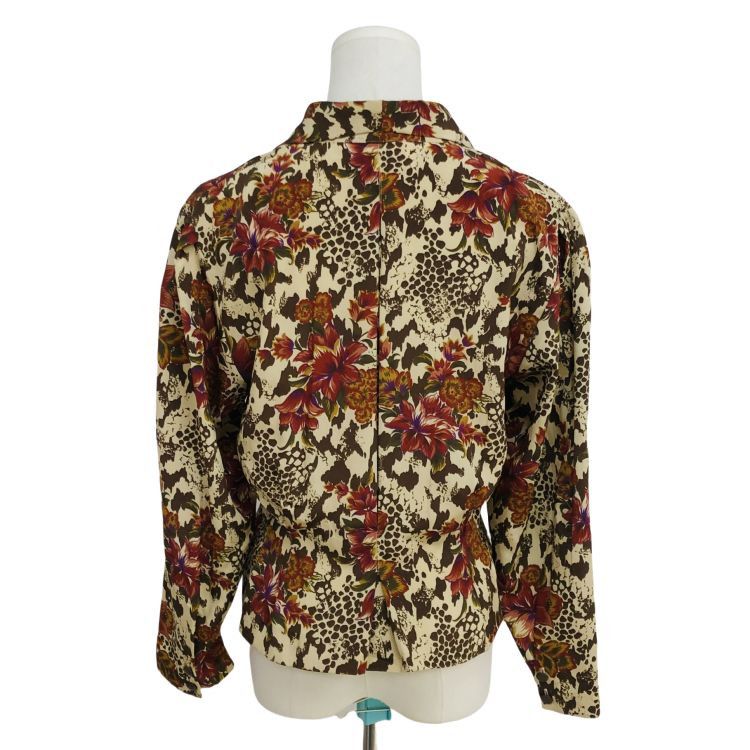 Pierre Balmain Pierre Balmain Floral Animal Print Button Up Shirt S Size S / US 4 / IT 40 - 2 Thumbnail