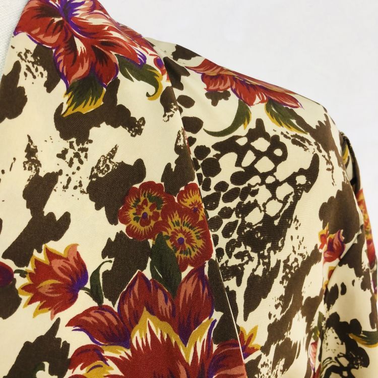 Pierre Balmain Pierre Balmain Floral Animal Print Button Up Shirt S Size S / US 4 / IT 40 - 7 Thumbnail