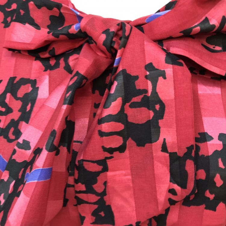 Balmain Balmain Patterned Tie Neck Blouse Size S Size S / US 4 / IT 40 - 6 Thumbnail
