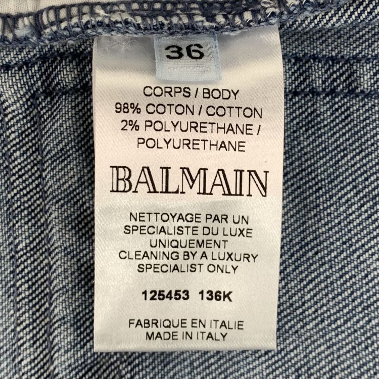 Balmain Balmain Biker Jeans Size 36 Size 25" / US 0 / IT 36 - 3 Thumbnail