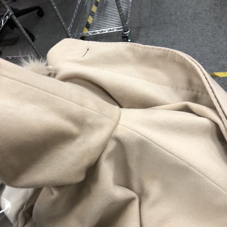 Balmain Balmain Beige Wool Cashmere Fur Trim Coat Size L Size L / US 10 / IT 46 - 6 Thumbnail