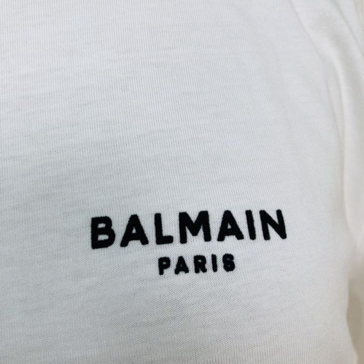 Balmain Balmain Logo Short Sleeve T-Shirt Size S Size US S / EU 44-46 / 1 - 6 Thumbnail