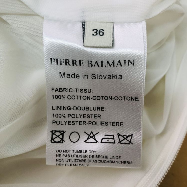 Pierre Balmain Pierre Balmain Embellished Shoulder Mini Dress 36 Size XS / US 0-2 / IT 36-38 - 4 Thumbnail