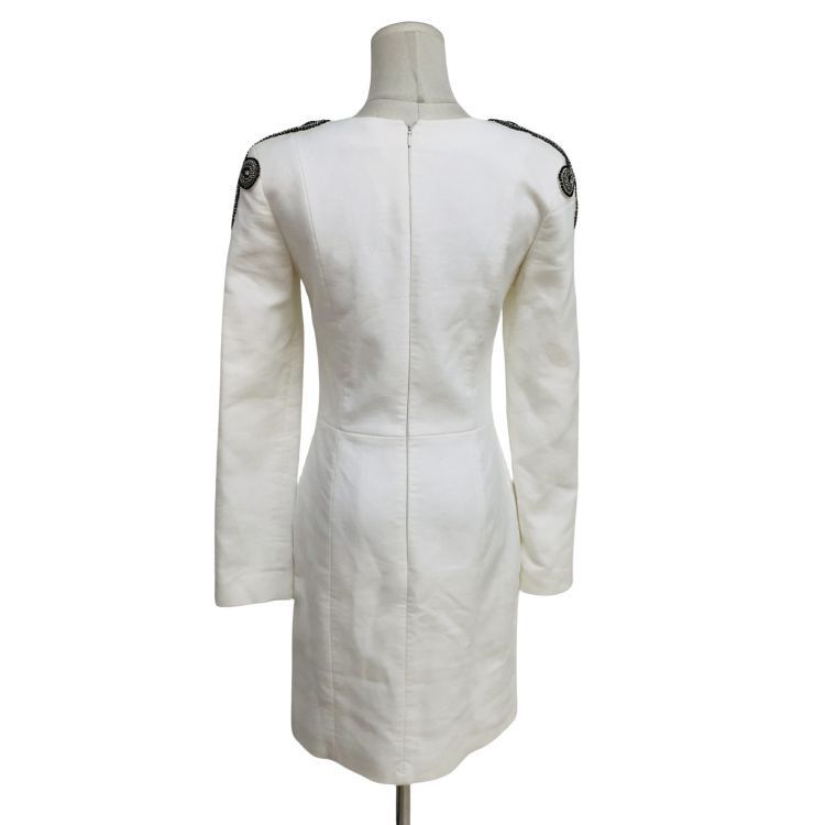 Pierre Balmain Pierre Balmain Embellished Shoulder Mini Dress 36 Size XS / US 0-2 / IT 36-38 - 2 Thumbnail