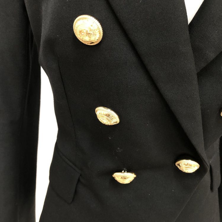 Balmain Balmain Gold Button Blazer Size 36 Size XS / US 0-2 / IT 36-38 - 7 Thumbnail