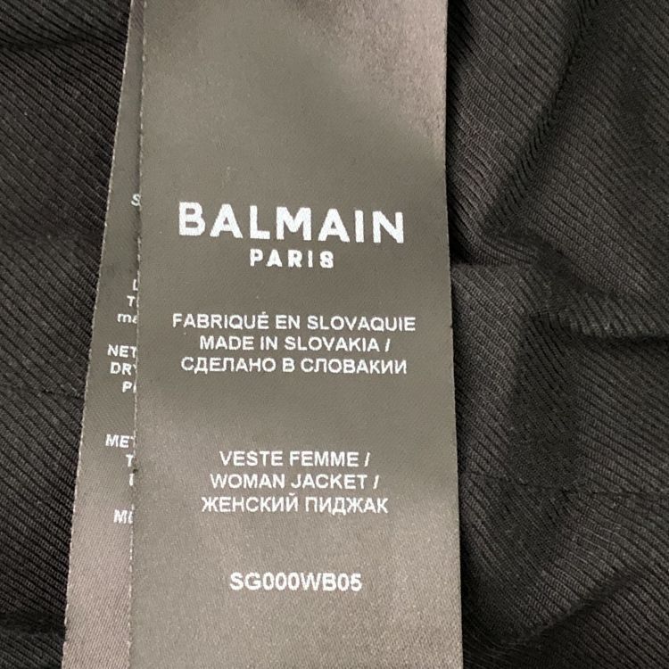 Balmain Balmain Gold Button Blazer Size 36 Size XS / US 0-2 / IT 36-38 - 6 Thumbnail