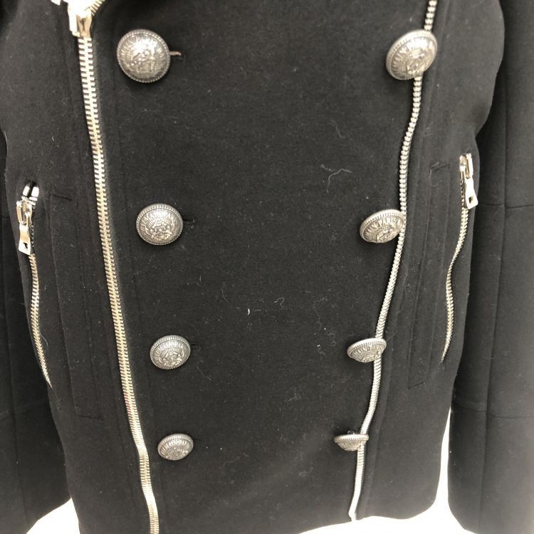 Balmain Balmain Wool Biker Coat Size 46 Size US S / EU 44-46 / 1 - 8 Thumbnail