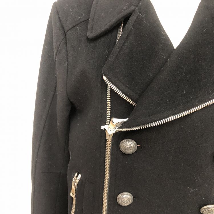 Balmain Balmain Wool Biker Coat Size 46 Size US S / EU 44-46 / 1 - 7 Thumbnail