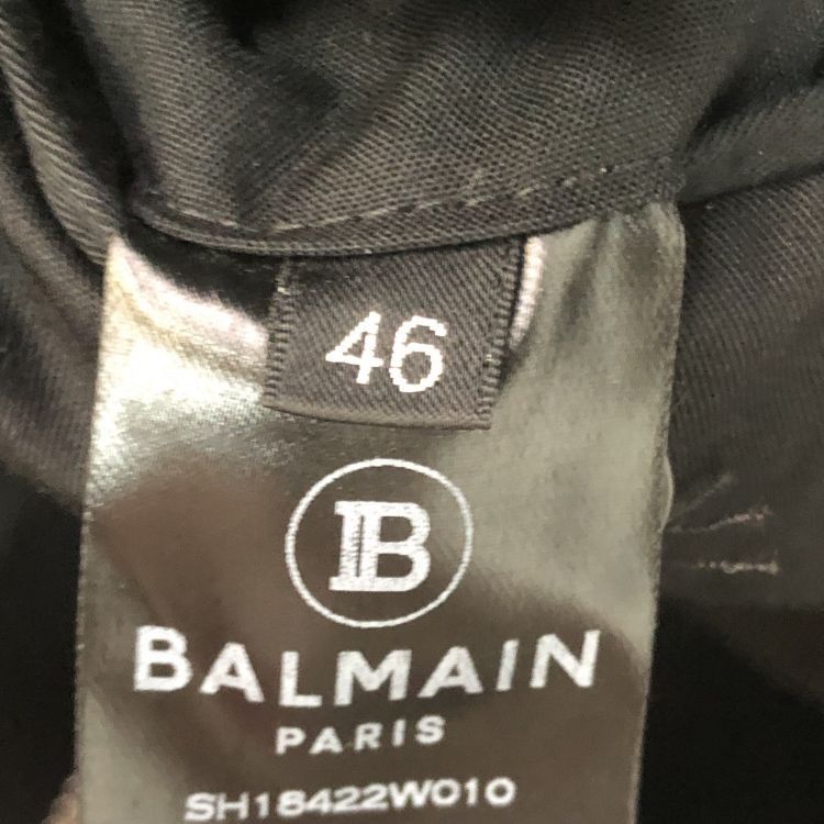 Balmain Balmain Wool Biker Coat Size 46 Size US S / EU 44-46 / 1 - 4 Thumbnail