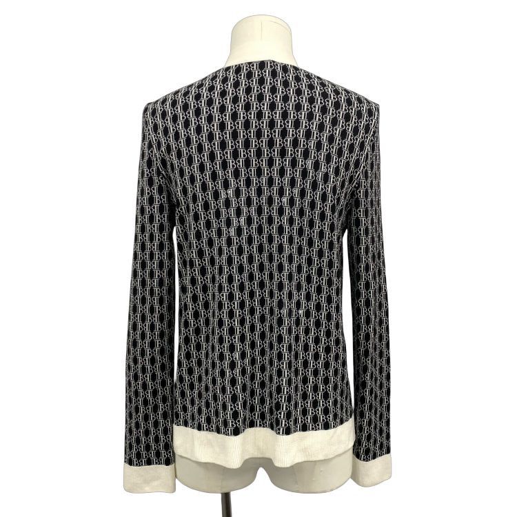 Balmain Balmain Monogram Merino Wool Cardigan Size S Size S / US 4 / IT 40 - 2 Thumbnail