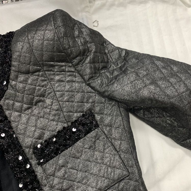Balmain Balmain Quilted Sequin Trim Jacket fr 36 Size XS / US 0-2 / IT 36-38 - 6 Thumbnail