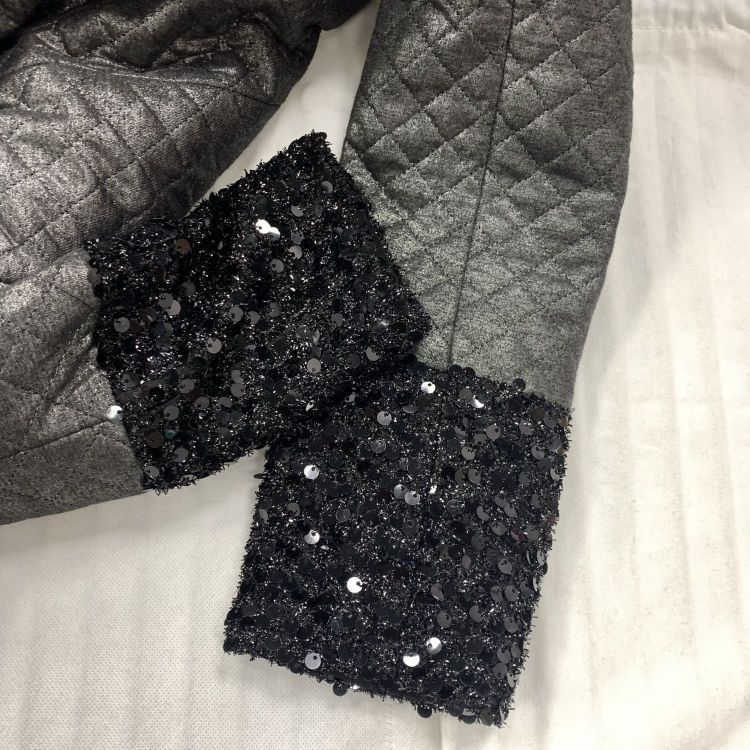 Balmain Balmain Quilted Sequin Trim Jacket fr 36 Size XS / US 0-2 / IT 36-38 - 8 Thumbnail