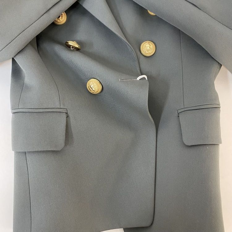 Balmain Balmain Double Breasted Wool Blazer Size 36 Size XS / US 0-2 / IT 36-38 - 11 Thumbnail
