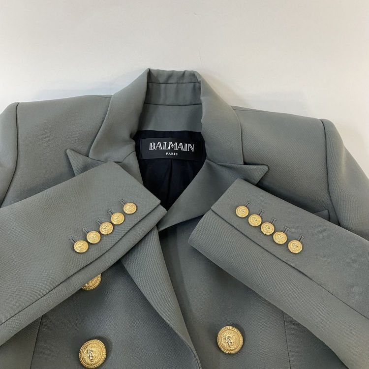 Balmain Balmain Double Breasted Wool Blazer Size 36 Size XS / US 0-2 / IT 36-38 - 10 Thumbnail