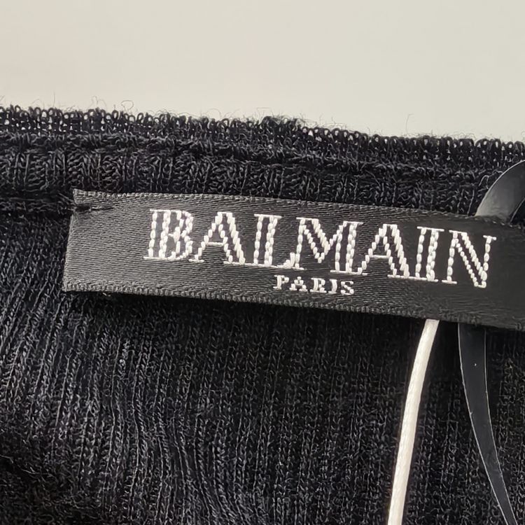 Balmain Balmain Black Knit Midi Dress Size 36 Size XS / US 0-2 / IT 36-38 - 2 Thumbnail