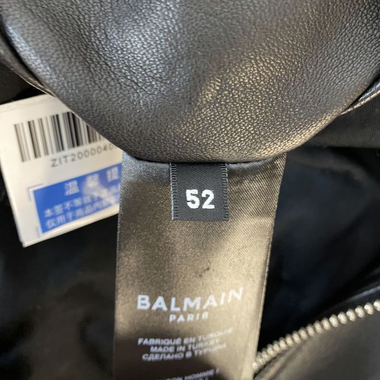 Balmain Balmain Lambskin Leather Jacket Size 52 Size US L / EU 52-54 / 3 - 4 Thumbnail