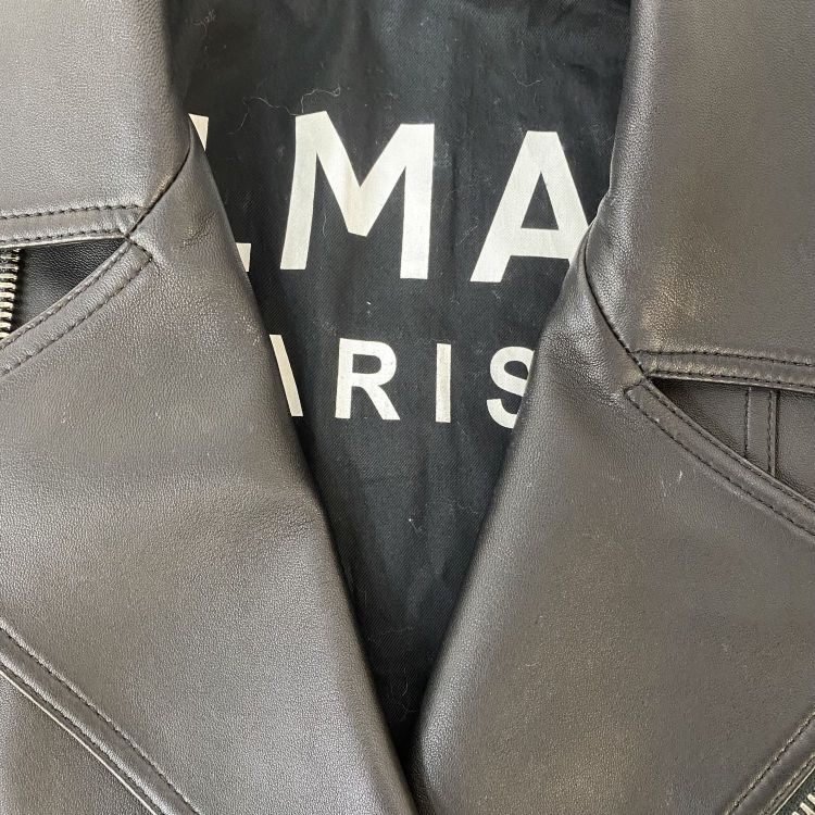Balmain Balmain Lambskin Leather Jacket Size 52 Size US L / EU 52-54 / 3 - 13 Thumbnail