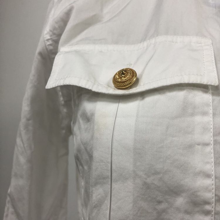 Balmain Balmain Gold Button Up Shirt FR 36 Size XS / US 0-2 / IT 36-38 - 9 Thumbnail