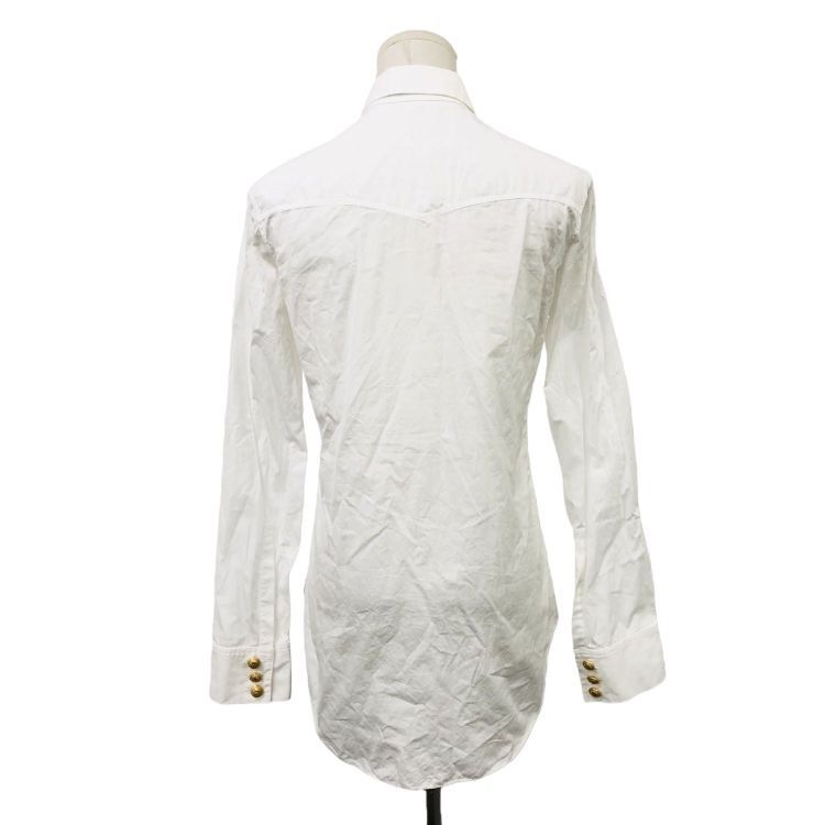 Balmain Balmain Gold Button Up Shirt FR 36 Size XS / US 0-2 / IT 36-38 - 2 Thumbnail