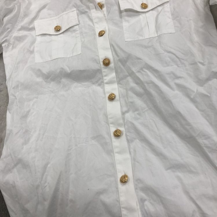 Balmain Balmain Gold Button Up Shirt FR 36 Size XS / US 0-2 / IT 36-38 - 6 Thumbnail