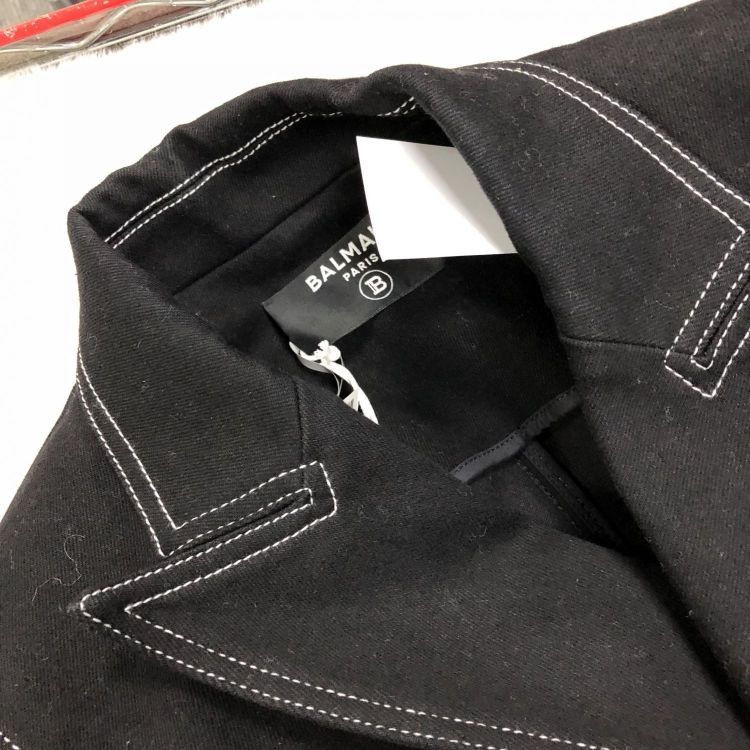 Balmain Balmain Contrast Stitch Blazer Size 36 Size XS / US 0-2 / IT 36-38 - 5 Thumbnail