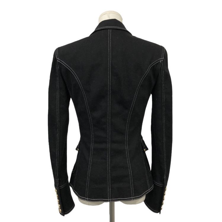 Balmain Balmain Contrast Stitch Blazer Size 36 Size XS / US 0-2 / IT 36-38 - 2 Thumbnail