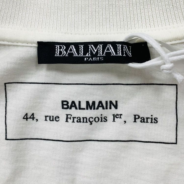 Balmain Balmain Logo Striped Polo Shirt XS Size US XS / EU 42 / 0 - 3 Thumbnail