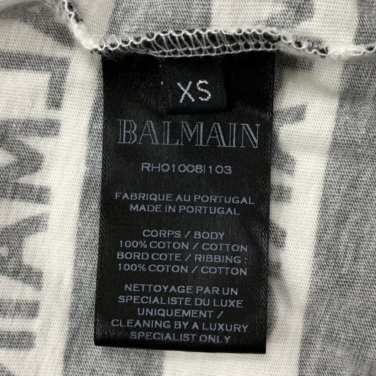 Balmain Balmain Logo Striped Polo Shirt XS Size US XS / EU 42 / 0 - 4 Thumbnail