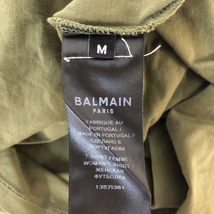 Balmain Balmain Logo Short Sleeve T-Shirt Size M Size M / US 6-8 / IT 42-44 - 4 Thumbnail