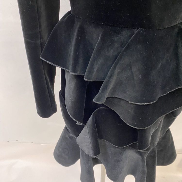 Balmain Balmain Velvet Tiered Dress Size 38 Size S / US 4 / IT 40 - 7 Thumbnail