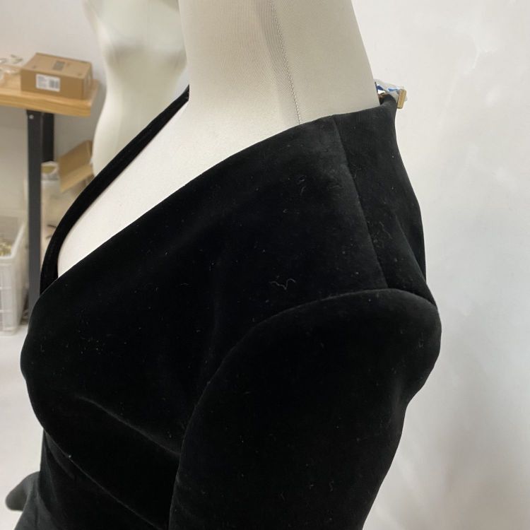 Balmain Balmain Velvet Tiered Dress Size 38 Size S / US 4 / IT 40 - 8 Thumbnail