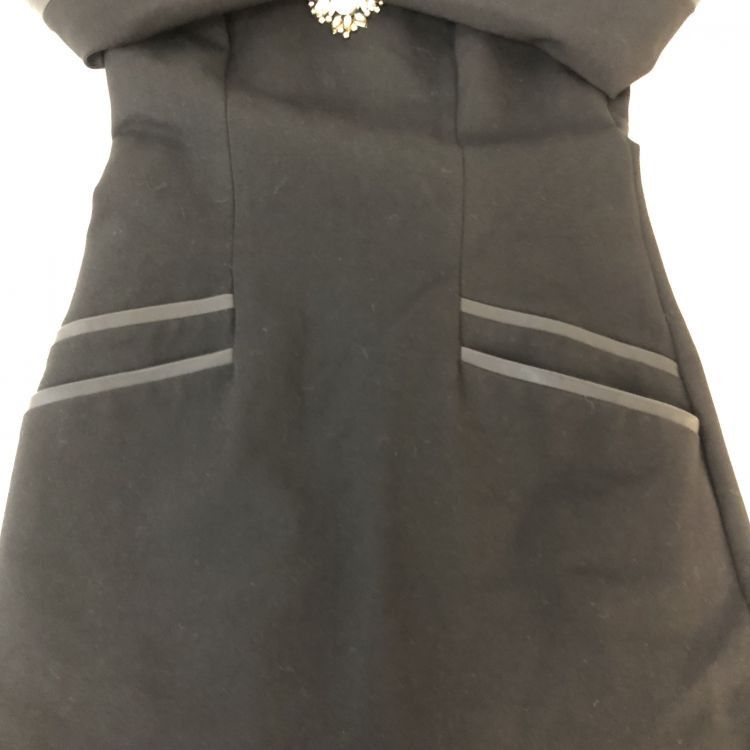 Pierre Balmain Pierre Balmain Embellished Leather Trim Mini Dress Size 36 Size XS / US 0-2 / IT 36-38 - 11 Thumbnail