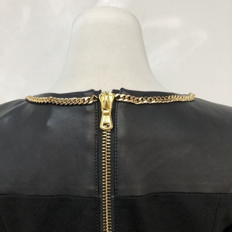 Pierre Balmain Pierre Balmain Embellished Leather Trim Mini Dress Size 36 Size XS / US 0-2 / IT 36-38 - 8 Thumbnail