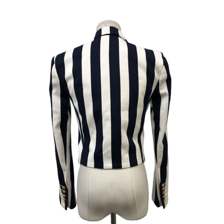 Balmain Balmain Striped Blazer Size 36 Size XS / US 0-2 / IT 36-38 - 2 Thumbnail