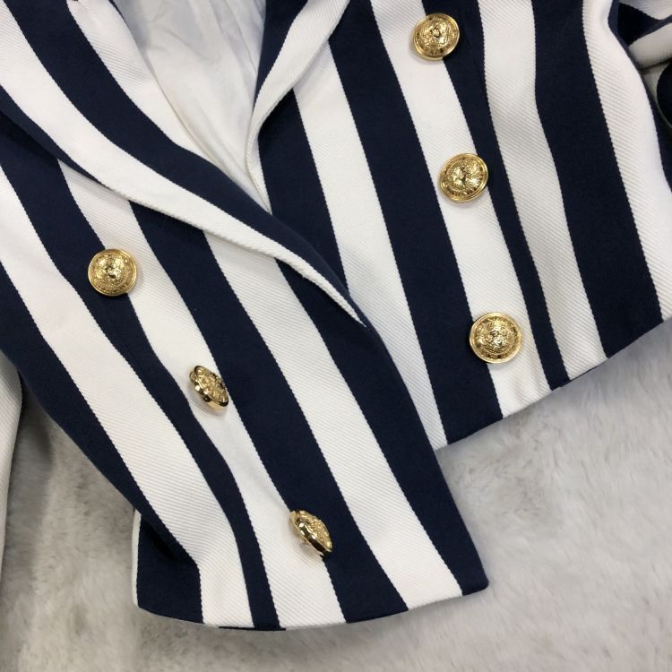 Balmain Balmain Striped Blazer Size 36 Size XS / US 0-2 / IT 36-38 - 6 Thumbnail