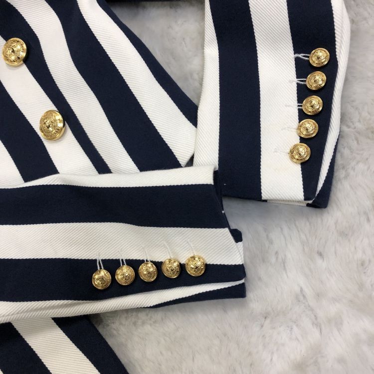 Balmain Balmain Striped Blazer Size 36 Size XS / US 0-2 / IT 36-38 - 7 Thumbnail
