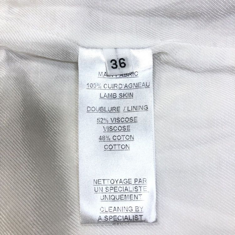 Balmain Balmain Lamb Skin Vest Size 36 Size XS / US 0-2 / IT 36-38 - 4 Thumbnail